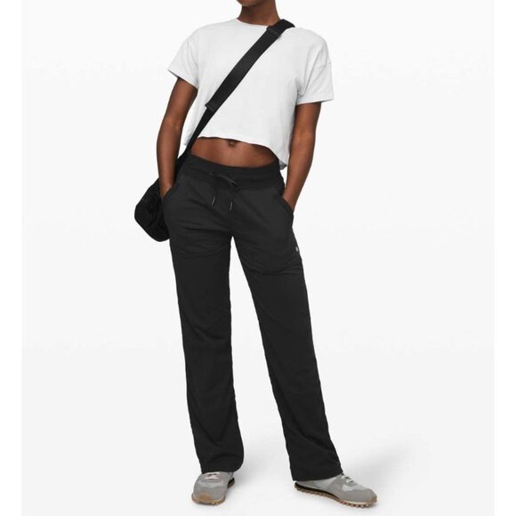Lululemon Dance Studio Pant III *Lined Black Size 12 - Picture 1 of 7